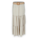 Sukně dlouhá s páskem 6928 Itálie