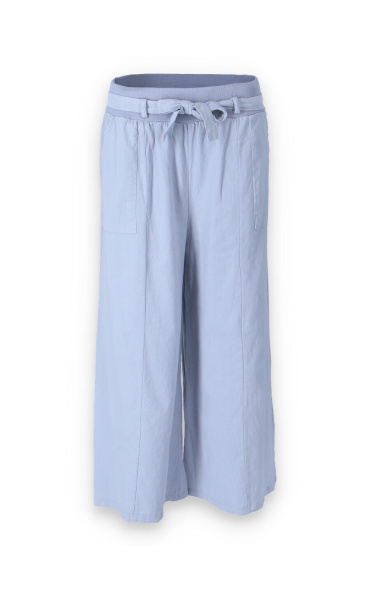 Kalhoty lněné culottes 7635