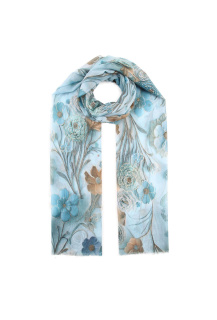 Dámská šála vzor květ E-09560