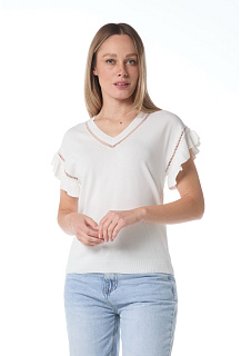 Halenka s volánkovým rukávem SEVENDAY 6273