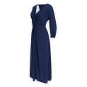 Šaty společenské delší 3/4 rukáv Aténa