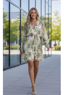 Elegantní šaty s potiskem 13861 Latino