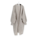 Kardigan dlouhý úpletový s kapucí USee 8200 Itálie