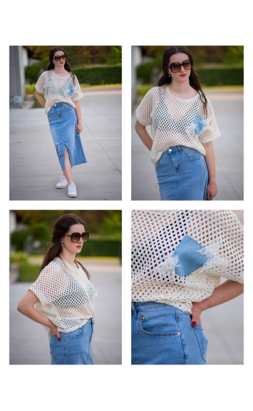 Trendy přízová vesta MY STYLE 20195
