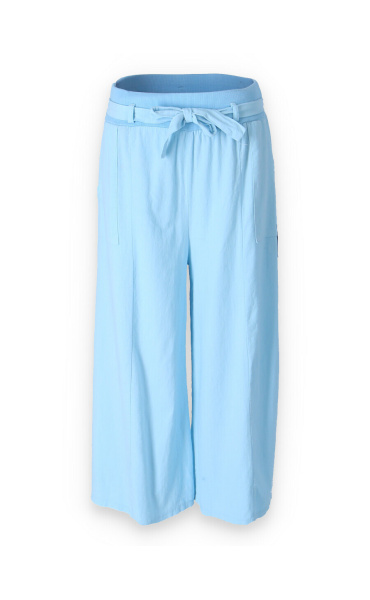 Kalhoty lněné culottes 7635