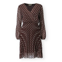 Krátké překládané šaty puntík 22562 Latino Paris
