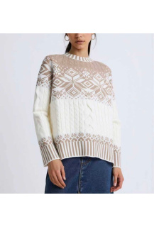 Svetr s norským vzorem QJ86542