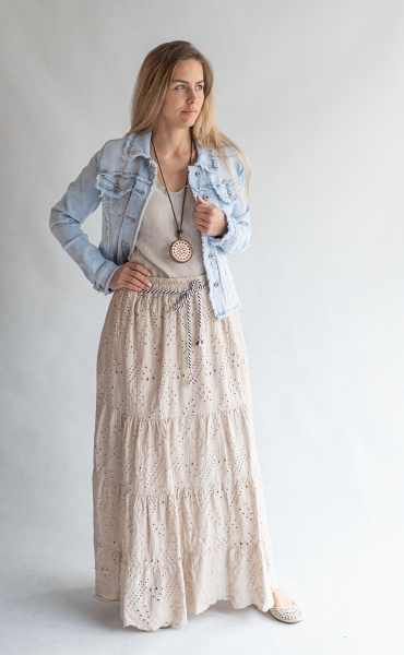 Halenka krátký rukáv s přívěskem 6126 Itálie