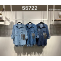 Trendy džínová košile 55722