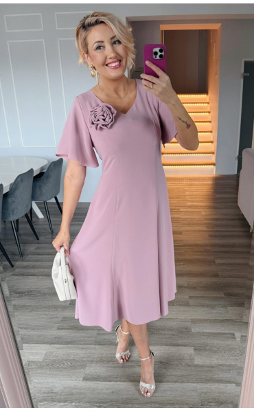 Šaty elegantní kr. ruk. Trynite K1528B-TK