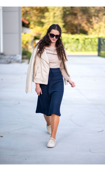 Sukně midi úplet 81030 Itálie