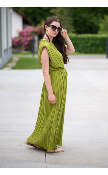 Dlouhé šaty plisé VOGUE MY57360
