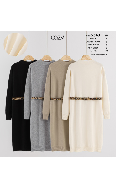 Šaty úpletové Cozy 5340