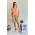 Kraťasy letní lněné 20891 Itálie