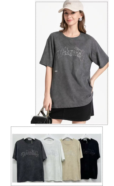 Trendy triko s nápisem GF015