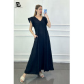 Dlouhé šaty volný střih 35505 Itálie