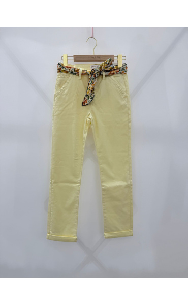 Elegantní chino kalhoty s šátkem Onado H2819