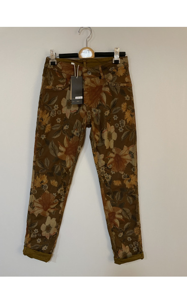 Kalhoty jeans color Onado H686-JB camel
