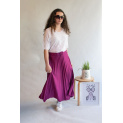 Sukně plise s páskem Midi