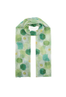 Dámská šála vzor kruh E-09532