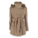 Zdenka Flaušový kabát dvouřadý/101292