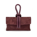 Stylová kabelka z broušené kůže 6528-c, Itálie