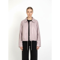 Trendy koženková bunda na zip K-ZELL 3592