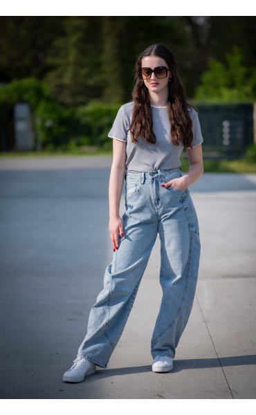 Elegantní halenka kr. rukáv R62318