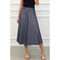 Trendy sukně s páskem MIDI 39551