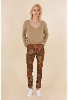 Kalhoty jeans color Onado H686-JB camel