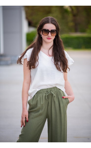 Elegantní halenka bez rukávu Lamiar M9902