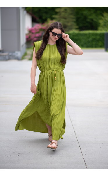 Dlouhé šaty plisé VOGUE MY57360