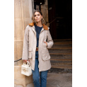 Dámský kabát/bunda s kapsami Laura&Jo 6065