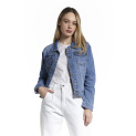 Bunda džínová 3D-6799-1 Itálie