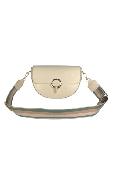 Kabelka crossbody kůže 804 Itálie