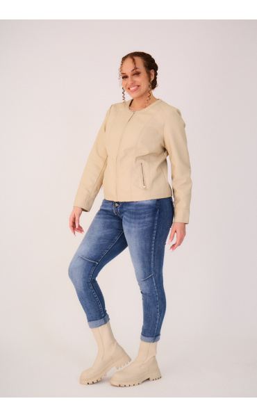 Koženková bunda Escandelle Paris 3188 Lady velikost