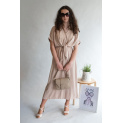 Dlouhé lněné šaty 2654