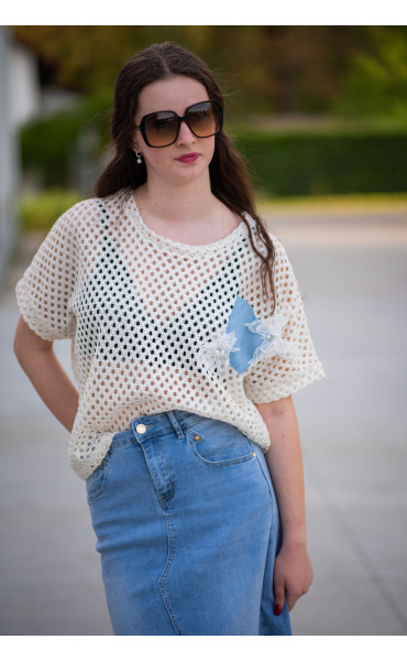 Trendy přízová vesta MY STYLE 20195