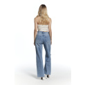 Kalhoty džínové wide leg regular 3D-1319 Itálie 