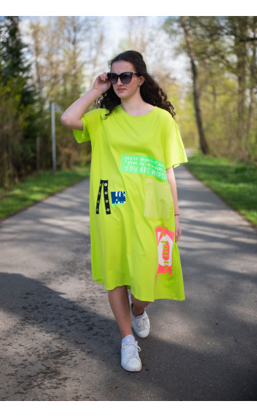 Šaty šatovka s potiskem 53162 Itálie