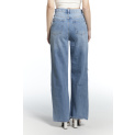 Kalhoty džínové wide leg regular 3D-1319 Itálie 