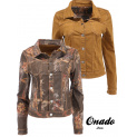 Onado DC242JB bunda Jeans oboustranná CAMEL