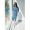 Džínové šaty kr. rukáv Ormi 9876