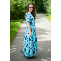 Dlouhé letní šaty květ 24321 Itálie