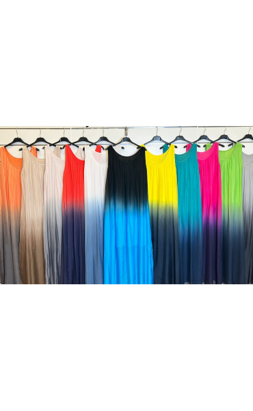 Šaty hedvábí ombré 6522D Itálie