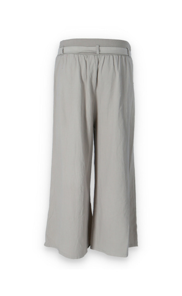 Kalhoty lněné culottes 7635