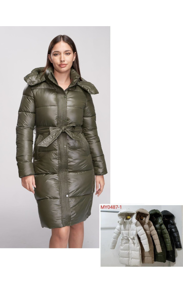 Zimní bunda dlouhá MY0487 Itálie