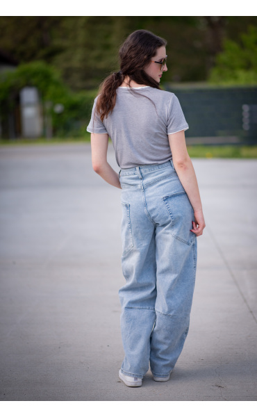 Elegantní halenka kr. rukáv R62318
