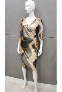 Šaty elegantní 3/4 ruk. Trynite 1262 D+S