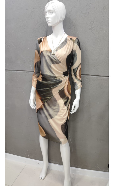 Šaty elegantní 3/4 ruk. Trynite 1262 D+S